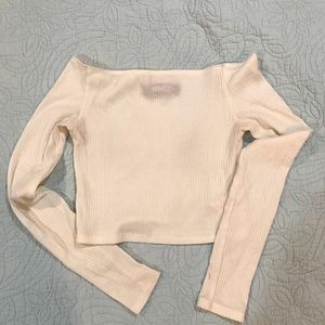 Reformation off the shoulder shirt